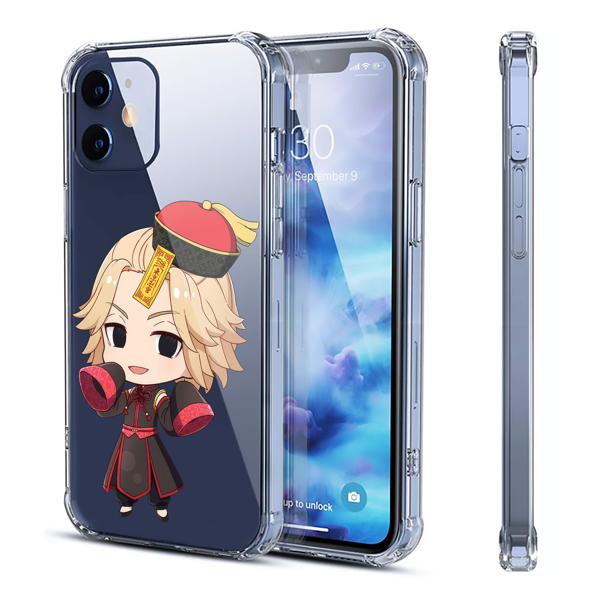 （画像用） 東京リベンジャーズ Tokyo Revengers 【iPhone 12シリーズ対応】透明スマホケース（クリアソフトケース）